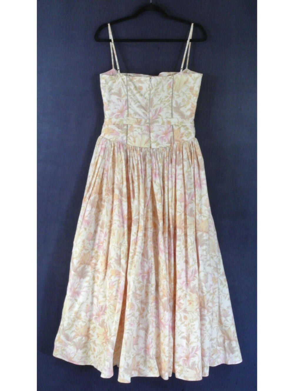 NEW, House of CB Ysabella Floral Maxi Sundress in Peach Floral Sz L #LD281 - Picture 7 of 10